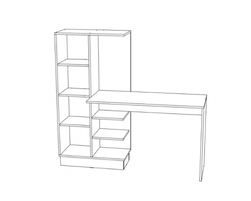 Стол компьютерный №1 ''Вега. Позитив''
